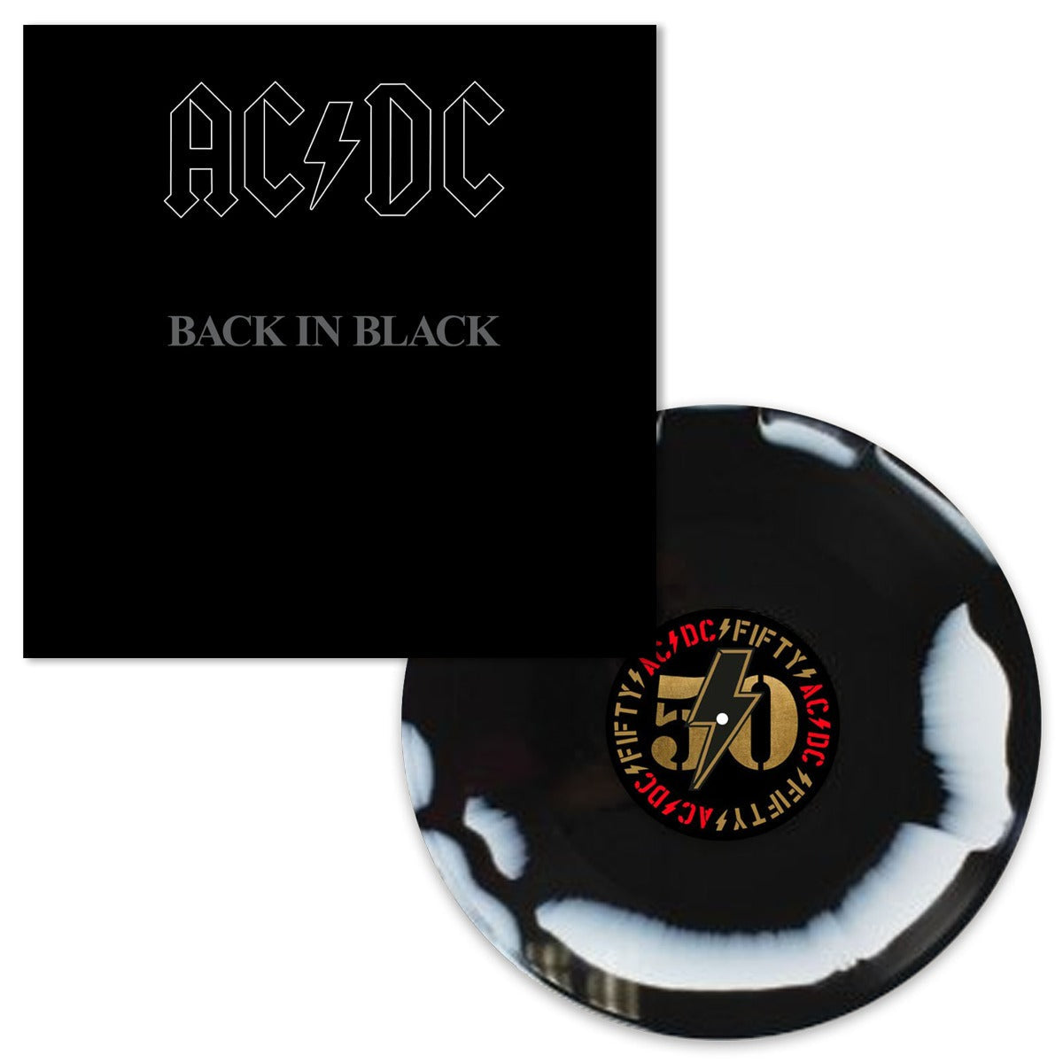 Back In Black: 50th Anniversary (Limited Edition, Black & White Marble Colored Vinyl) | Mint (M) Mint (M) Get Cheap Vinyl