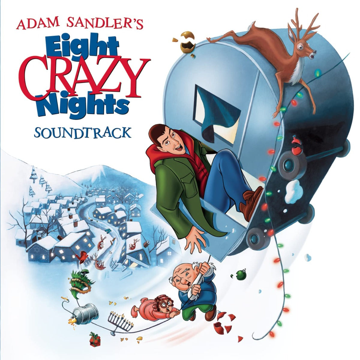 Eight Crazy Nights (Original Motion Picture Soundtrack) (Limited Edition, "Blue-In-Whitey" Colored Vinyl) | Mint (M) Mint (M) Get Cheap Vinyl