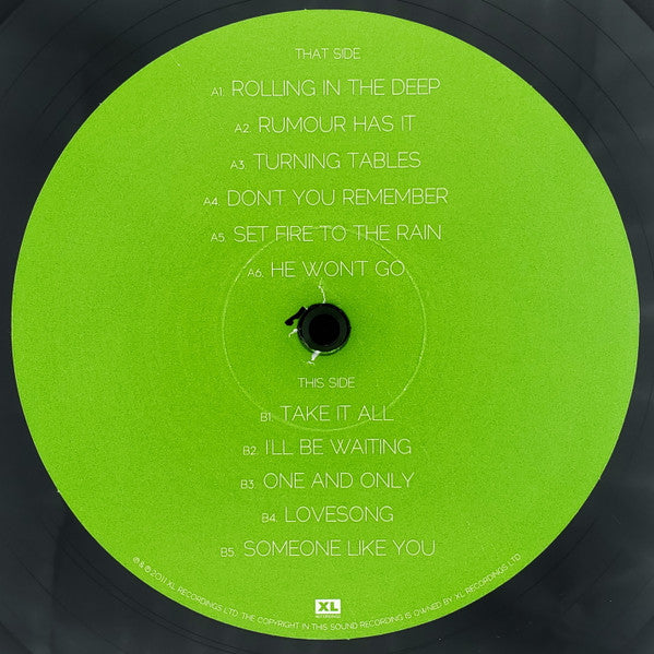 Adele (3) 21 XL Recordings LP, Album, RE Mint (M) Mint (M) Get Cheap Vinyl