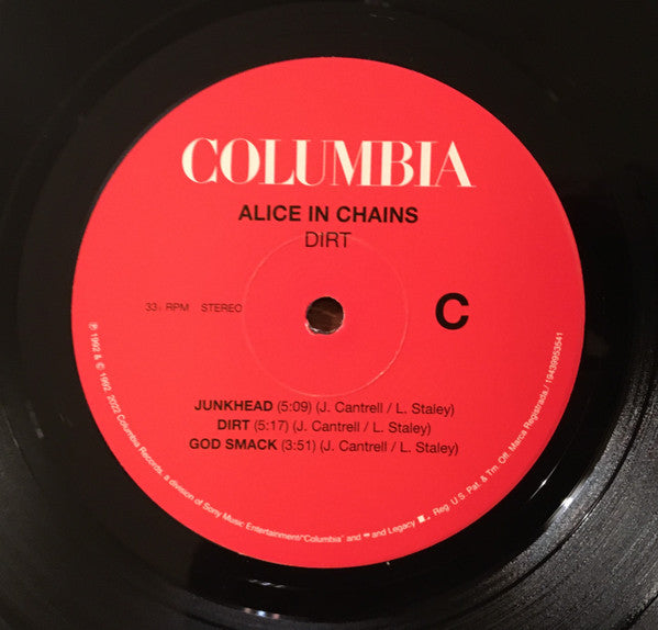Alice In Chains Dirt Columbia, Legacy, Velvet Hammer 2xLP, Album, RE, RM, 30t Mint (M) Mint (M) Get Cheap Vinyl