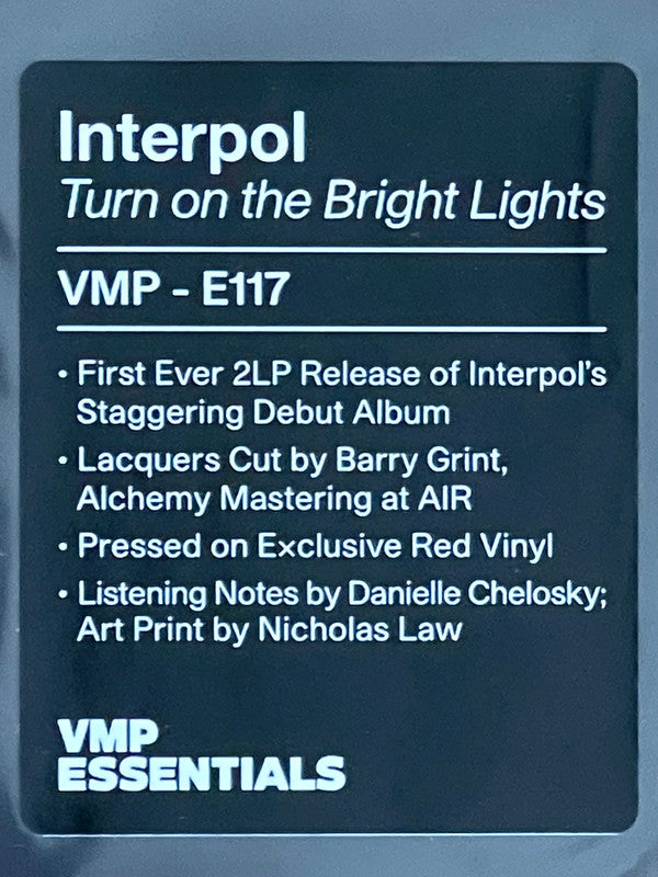 Turn On The Bright Lights | Mint (M) Mint (M) Get Cheap Vinyl