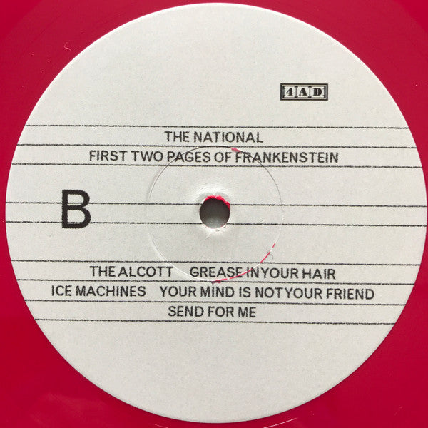 The National First Two Pages Of Frankenstein LP Mint (M) Mint (M) Get Cheap Vinyl