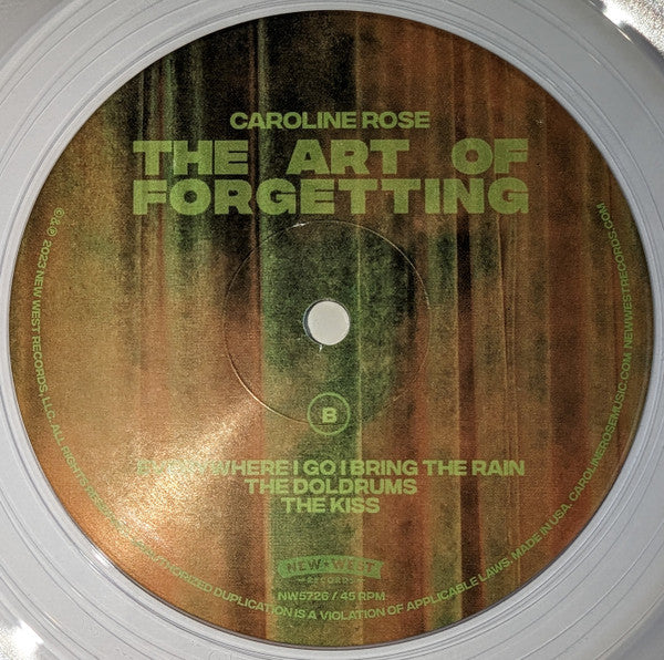 The Art Of Forgetting (CLEAR VINYL) | Mint (M) Mint (M) Get Cheap Vinyl