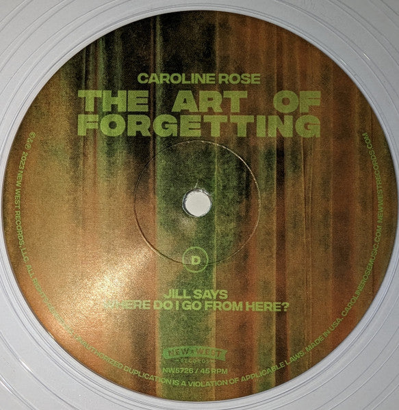 The Art Of Forgetting (CLEAR VINYL) | Mint (M) Mint (M) Get Cheap Vinyl