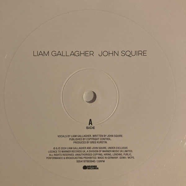 Liam Gallagher John Squire | Mint (M) Mint (M) Get Cheap Vinyl