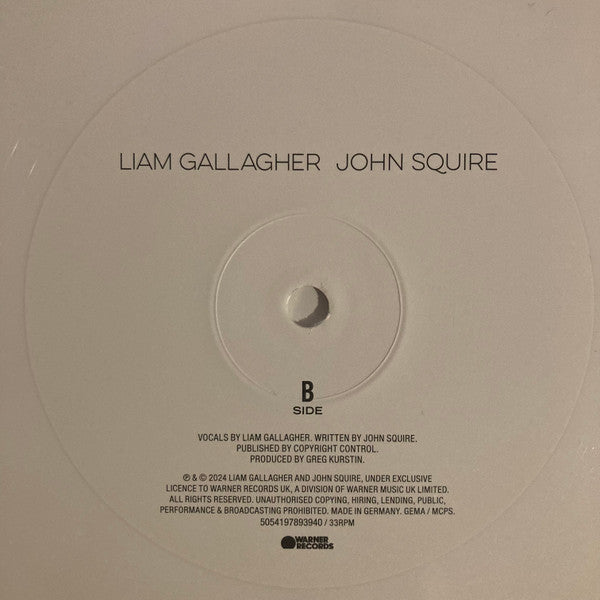 Liam Gallagher John Squire | Mint (M) Mint (M) Get Cheap Vinyl