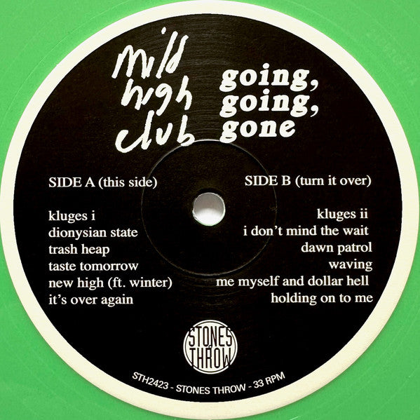 Going Going Gone (IEX: GREEN & WHITE SWIRL VINYL) | Mint (M) Mint (M) Get Cheap Vinyl