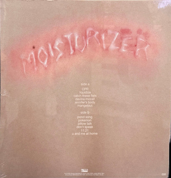 Moisturizer (CLEAR VINYL / ALT SLEEVE) | Mint (M) Mint (M) Get Cheap Vinyl
