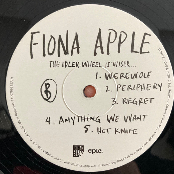 The Idler Wheel Is Wiser Than The Driver Of The Screw And Whipping Cords Will Serve You More Than Ropes Will Ever Do | Mint (M) Mint (M) Get Cheap Vinyl