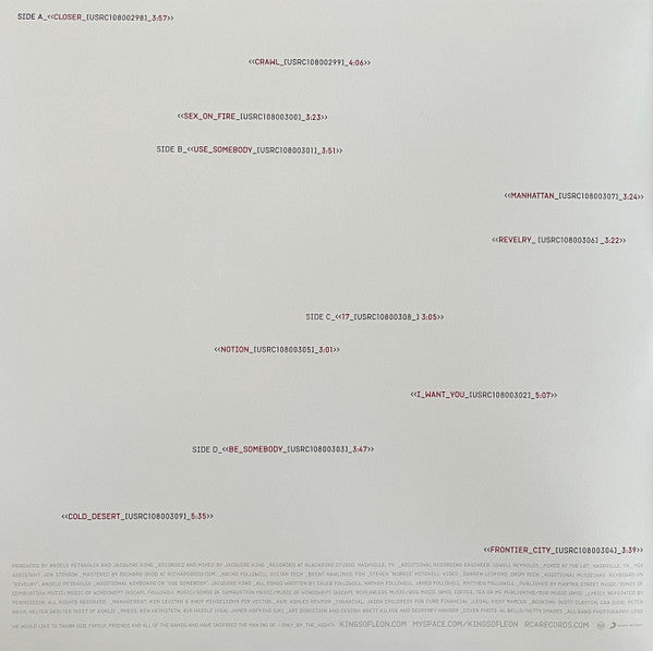 Only By The Night (IMPORT / 180g VINYL) | Mint (M) Mint (M) Get Cheap Vinyl