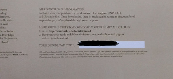 Unpeeled (140 GRAM VINYL) | Mint (M) Mint (M) Get Cheap Vinyl