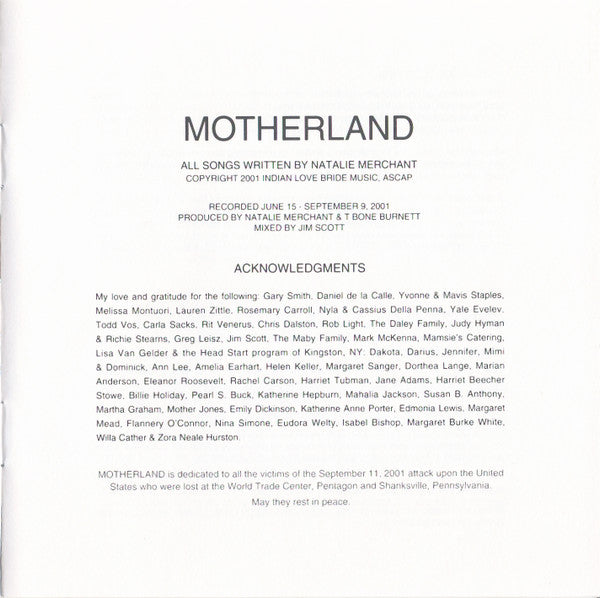 Motherland (CD) | Near Mint (NM) Near Mint (NM) Get Cheap Vinyl
