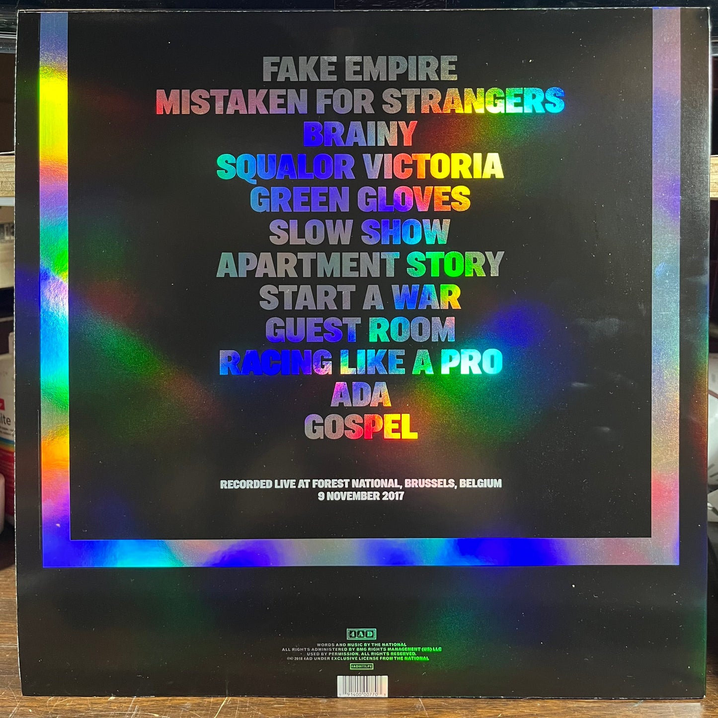 Boxer (Live In Brussels) (CLEAR VINYL) | Near Mint (NM) Near Mint (NM) Get Cheap Vinyl