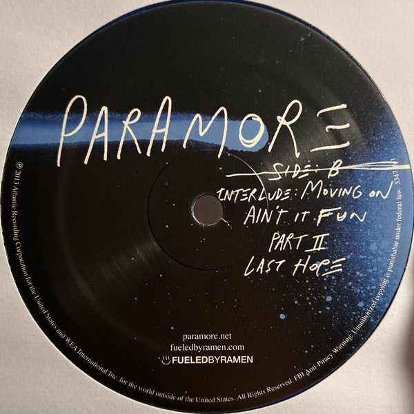 Paramore *BLUE* | Excellent (EX) Near Mint (NM) Get Cheap Vinyl