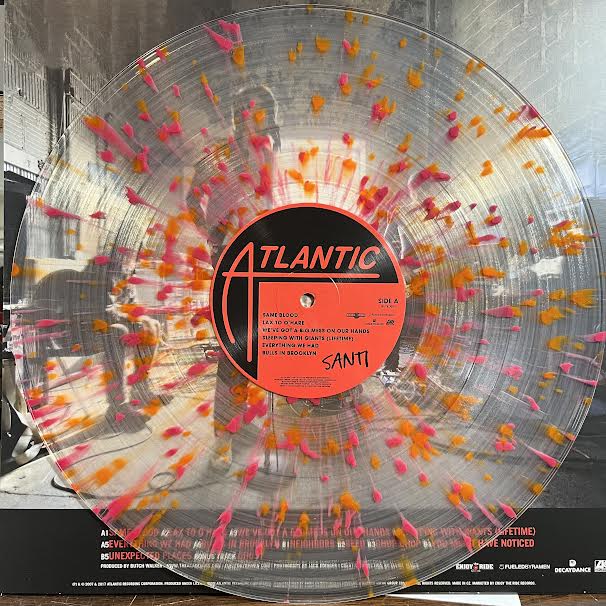 Santi (CLEAR W/ RED SPLATTER VINYL) | Near Mint (NM or M-) Near Mint (NM or M-) Get Cheap Vinyl