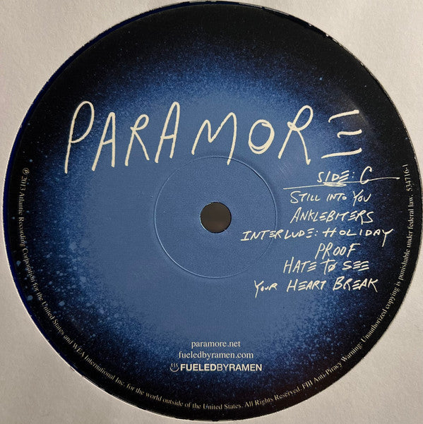 Paramore *BLUE* | Excellent (EX) Near Mint (NM) Get Cheap Vinyl
