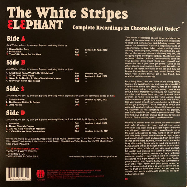 Elephant (2xVINYL) | Near Mint (NM or M-) Near Mint (NM or M-) Get Cheap Vinyl