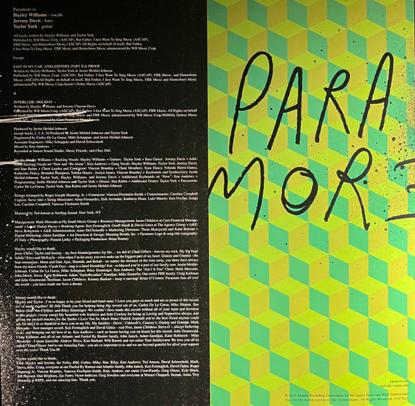 Paramore *BLUE* | Excellent (EX) Near Mint (NM) Get Cheap Vinyl