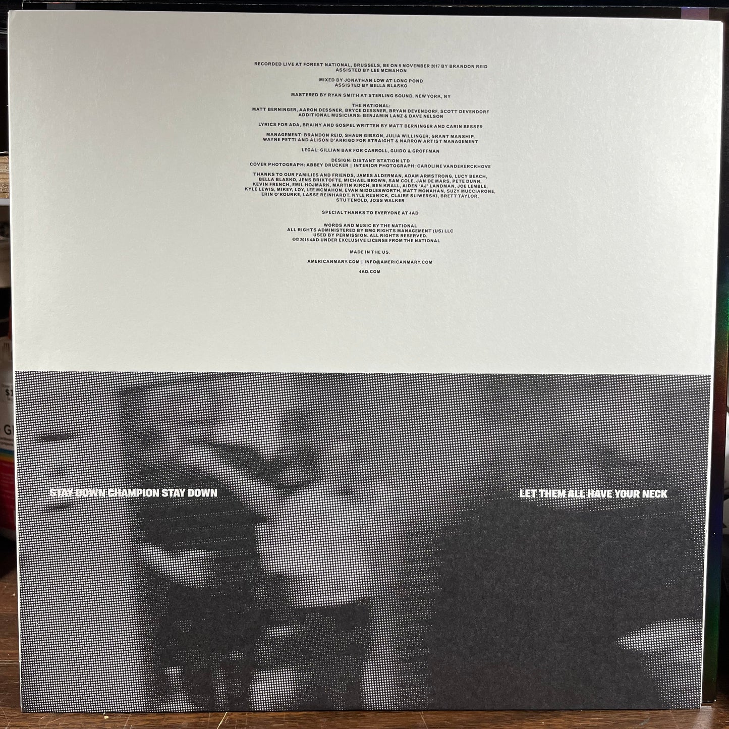 Boxer (Live In Brussels) (CLEAR VINYL) | Near Mint (NM) Near Mint (NM) Get Cheap Vinyl