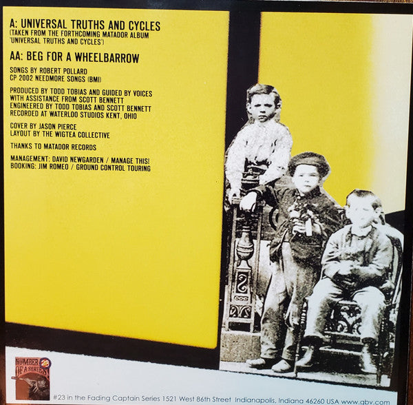 Universal Truths And Cycles (7" VINYL) | Near Mint (NM or M-) Near Mint (NM or M-) Get Cheap Vinyl