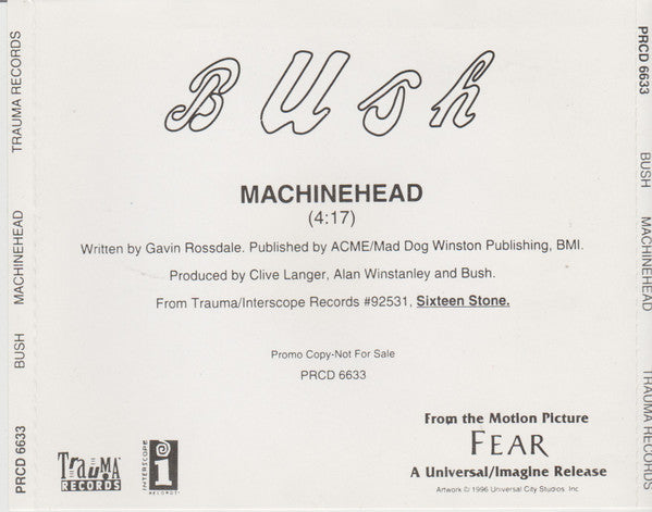 Machinehead (CD) | Near Mint (NM) Near Mint (NM) Get Cheap Vinyl