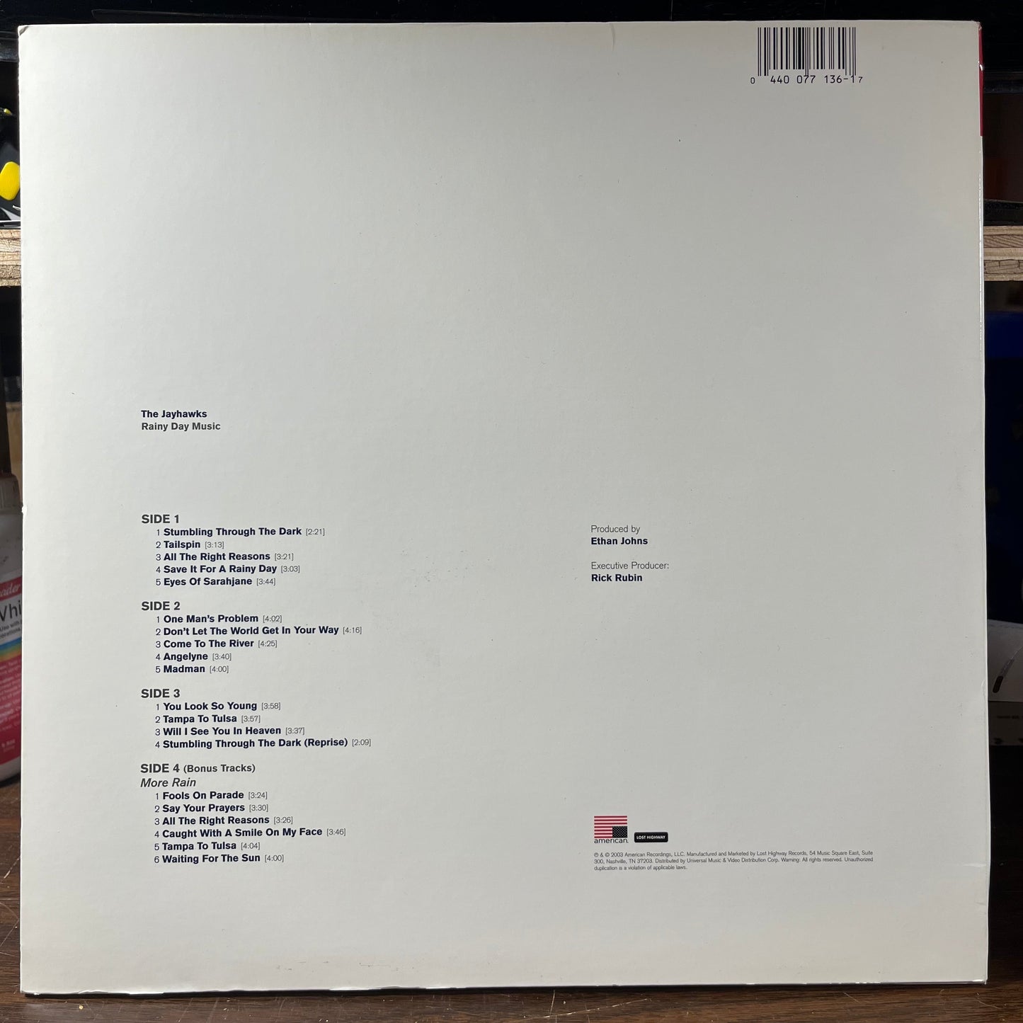 Rainy Day Music (2xVINYL) | Near Mint (NM or M-) Excellent+ (EX+) Get Cheap Vinyl