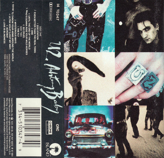 Achtung Baby (CASSETTE) | Very Good Plus (VG+) Excellent (EX) Get Cheap Vinyl
