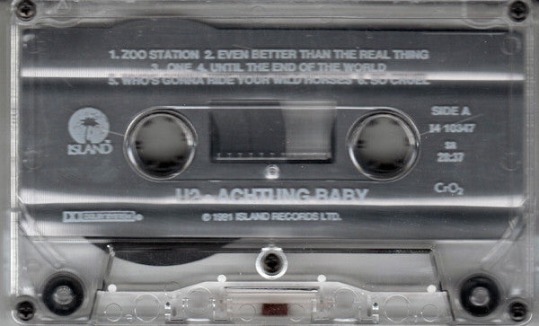 Achtung Baby (CASSETTE) | Very Good Plus (VG+) Excellent (EX) Get Cheap Vinyl