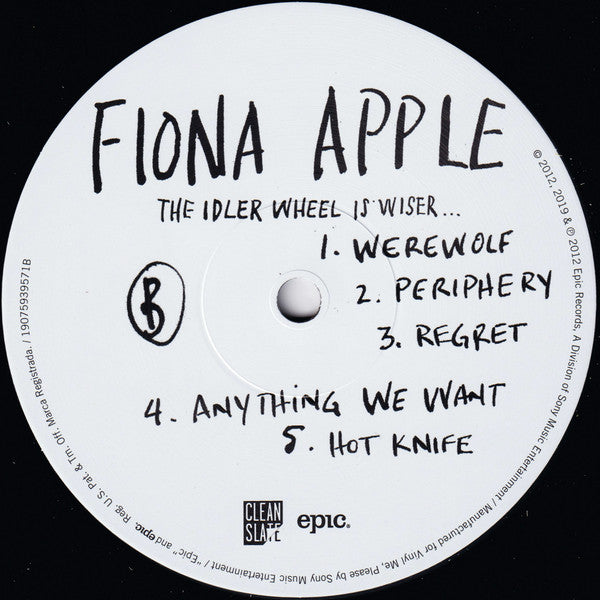 The Idler Wheel Is Wiser Than The Driver Of The Screw And Whipping Cords Will Serve You More Than Ropes Will Ever Do | Mint (M) Mint (M) Get Cheap Vinyl