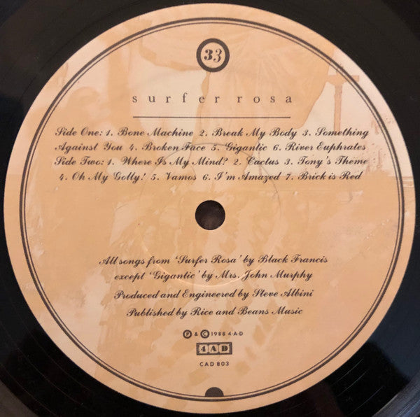 Surfer Rosa (180 GRAM VINYL) | Mint (M) Mint (M) Get Cheap Vinyl