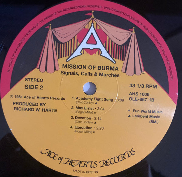 Signals, Calls, And Marches | Mint (M) Mint (M) Get Cheap Vinyl