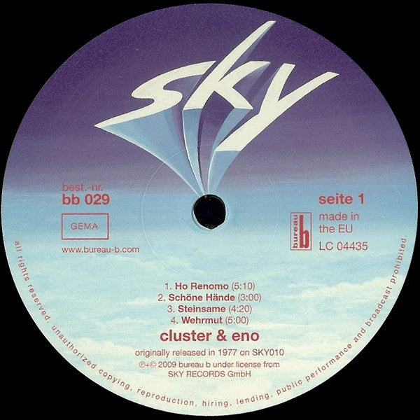 Cluster & Eno | Mint (M) Mint (M) Get Cheap Vinyl