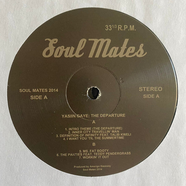 Yasiin Gaye: The Departure (Side One) | Mint (M) Mint (M) Get Cheap Vinyl