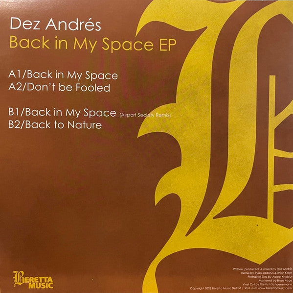 Back In My Space EP | Mint (M) Mint (M) Get Cheap Vinyl