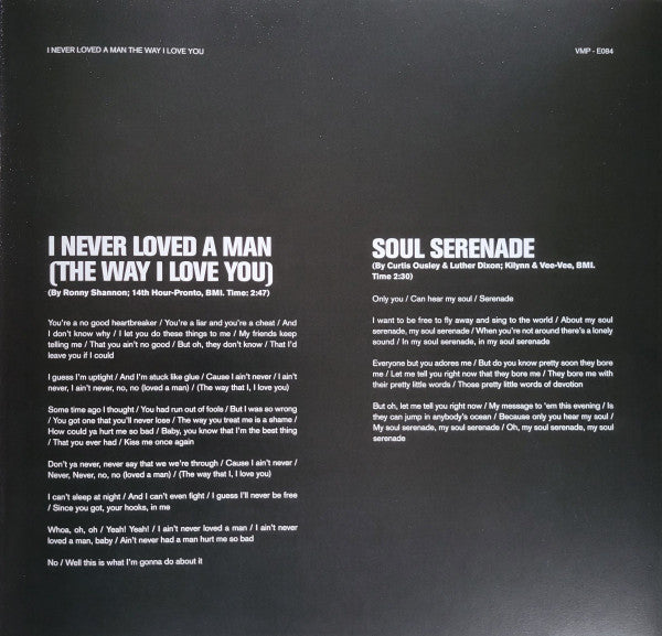 I Never Loved A Man The Way I Love You | Mint (M) Mint (M) Get Cheap Vinyl