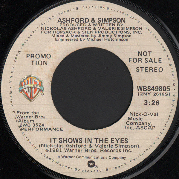 It Shows In The Eyes | Near Mint (NM) Very Good Plus (VG+) Get Cheap Vinyl