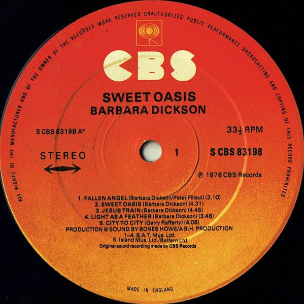 Sweet Oasis | Near Mint (NM) Very Good Plus (VG+) Get Cheap Vinyl