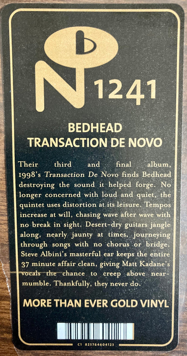 Transaction De Novo | Mint (M) Mint (M) Get Cheap Vinyl