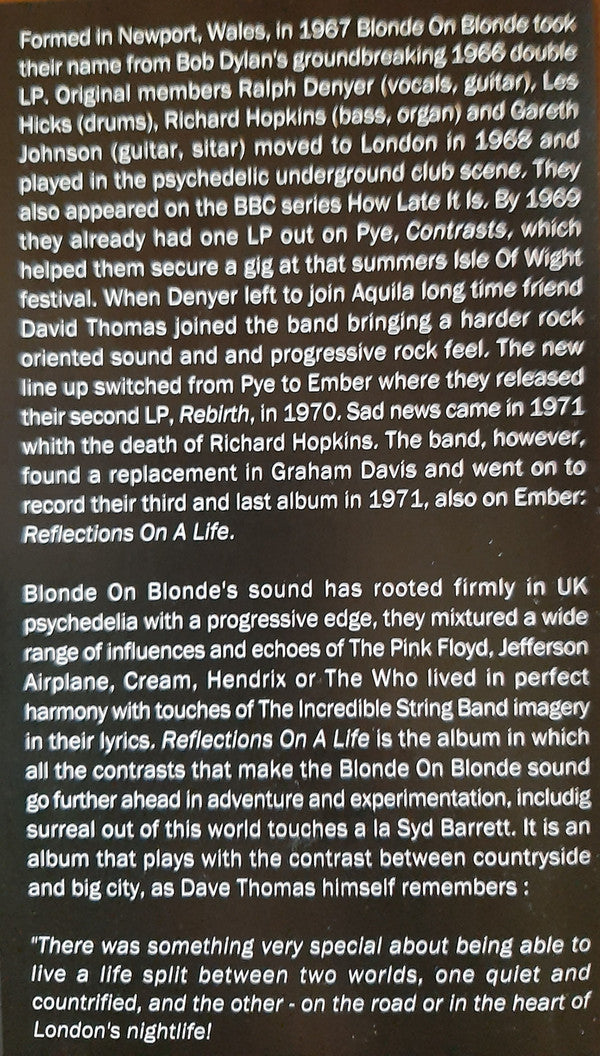 Reflections On A Life (VINYL) | Mint (M) Mint (M) Get Cheap Vinyl