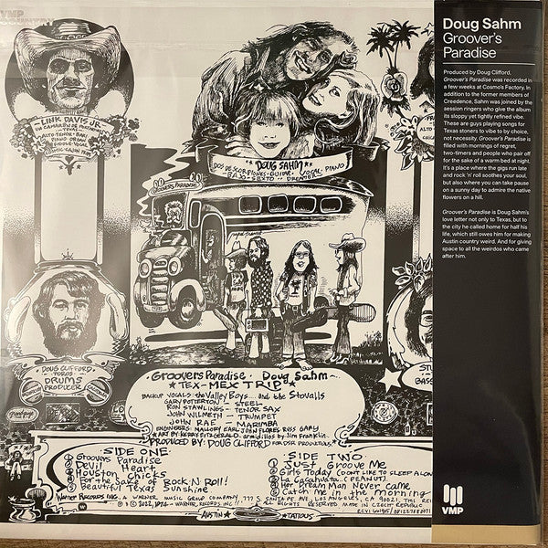 Doug Sahm Groover's Paradise LP Mint (M) Mint (M) Get Cheap Vinyl