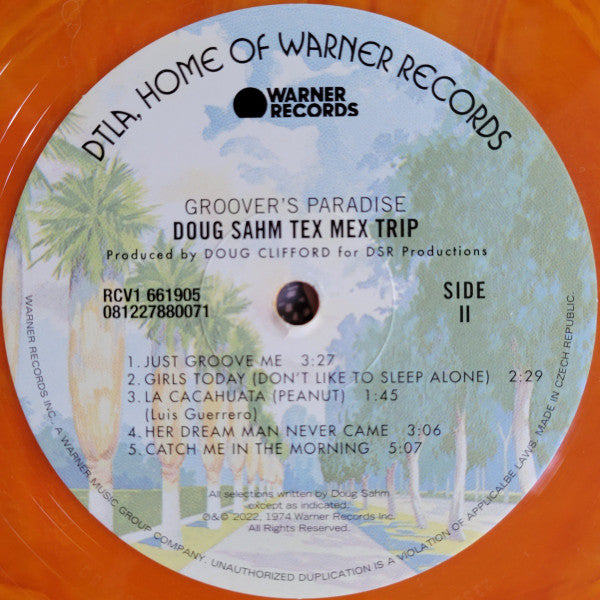 Doug Sahm Groover's Paradise LP Mint (M) Mint (M) Get Cheap Vinyl