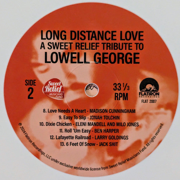 Long Distance Love (A Sweet Relief Tribute To Lowell George) (WHITE VINYL) | Mint (M) Mint (M) Get Cheap Vinyl