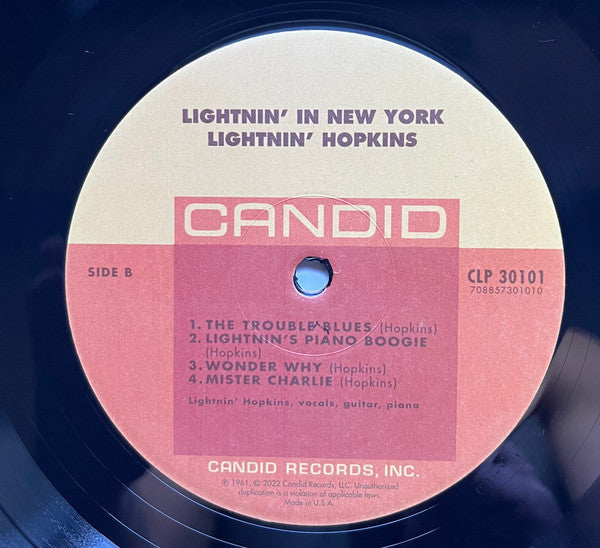 Lightnin' In New York | Mint (M) Mint (M) Get Cheap Vinyl