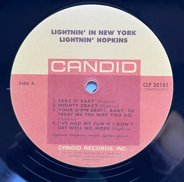 Lightnin' In New York | Mint (M) Mint (M) Get Cheap Vinyl