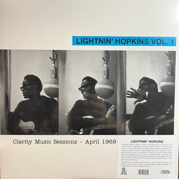 Vol. 1 : Clarity Music Sessions - April 1969 (VINYL) | Mint (M) Mint (M) Get Cheap Vinyl