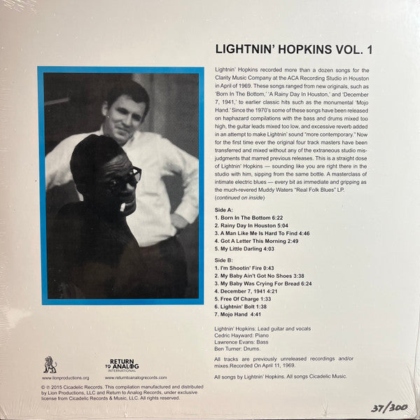 Vol. 1 : Clarity Music Sessions - April 1969 (VINYL) | Mint (M) Mint (M) Get Cheap Vinyl