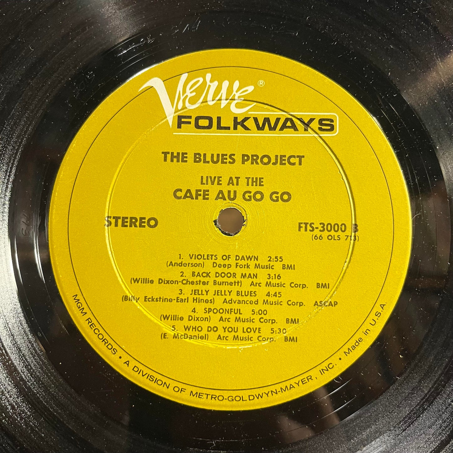Live At The Cafe Au Go Go *STEREO* | Excellent (EX) Excellent (EX) Get Cheap Vinyl