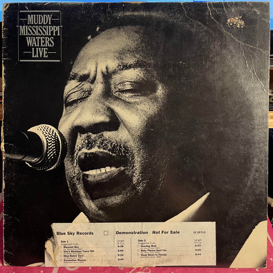 Muddy "Mississippi" Waters Live *SIGNED/PROMO* | Get Cheap Vinyl