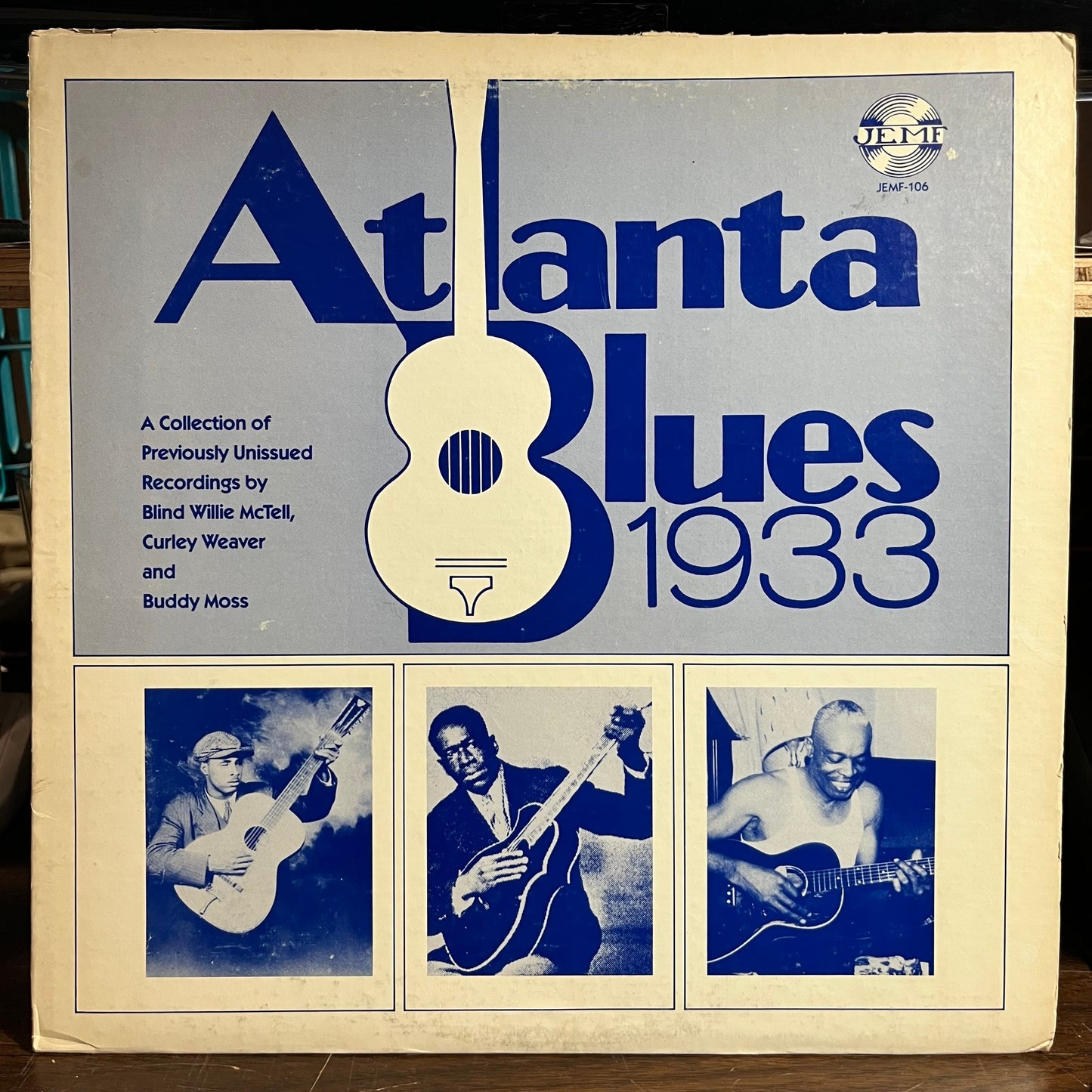 Atlanta Blues 1933 (VINYL) | Excellent (EX) Very Good Plus (VG+) Get Cheap Vinyl
