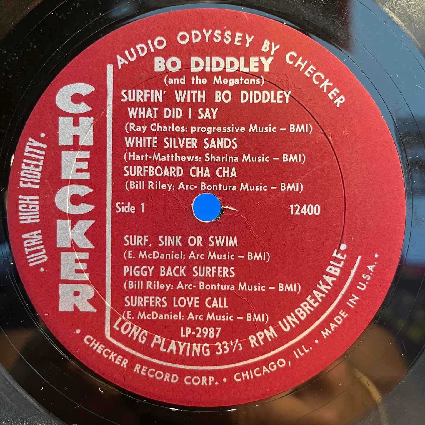 Surfin' With Bo Diddley | Good Plus (G+) Generic Get Cheap Vinyl